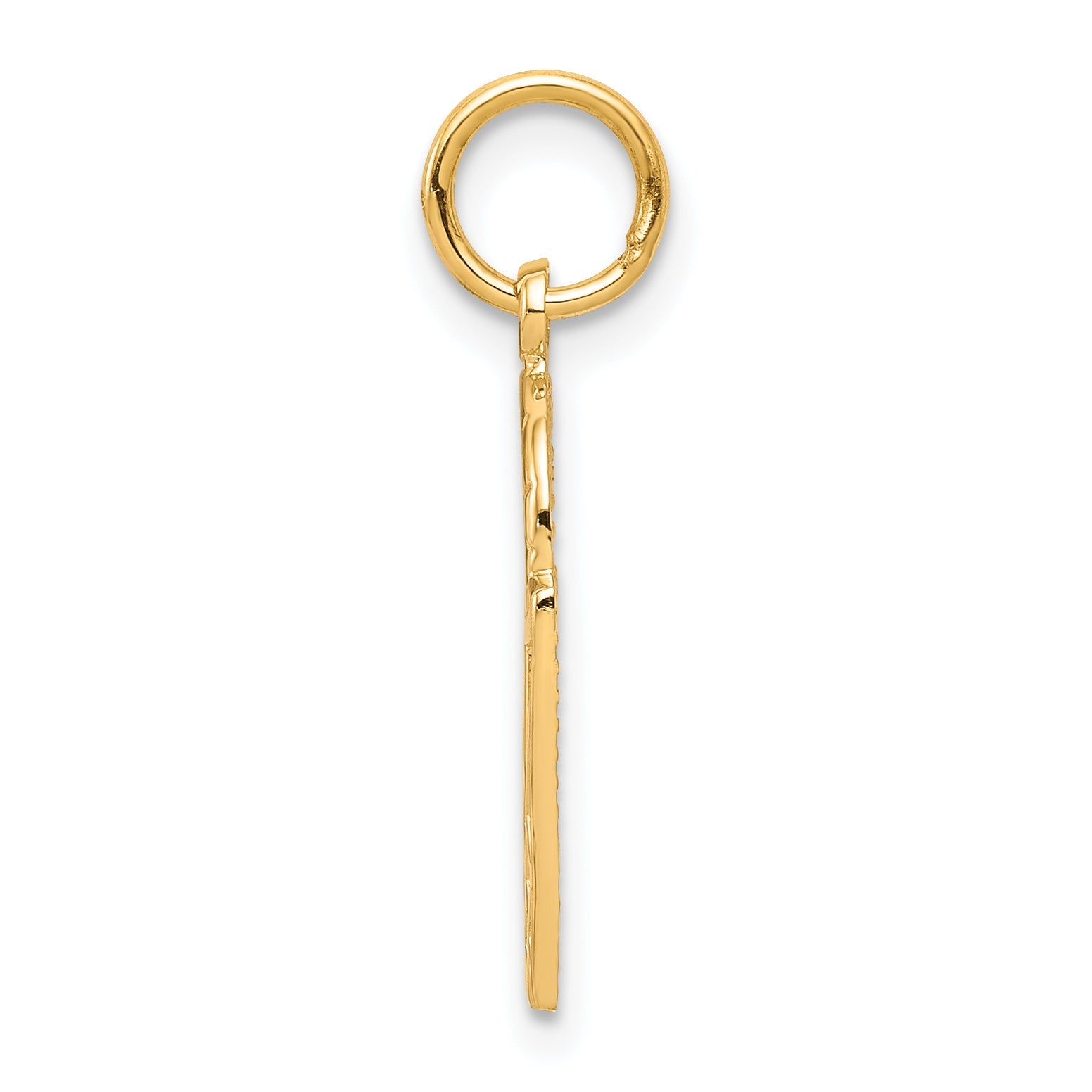 10k Yellow Gold Basketball Charm