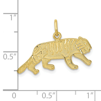 10K Yellow Gold Tiger Charm