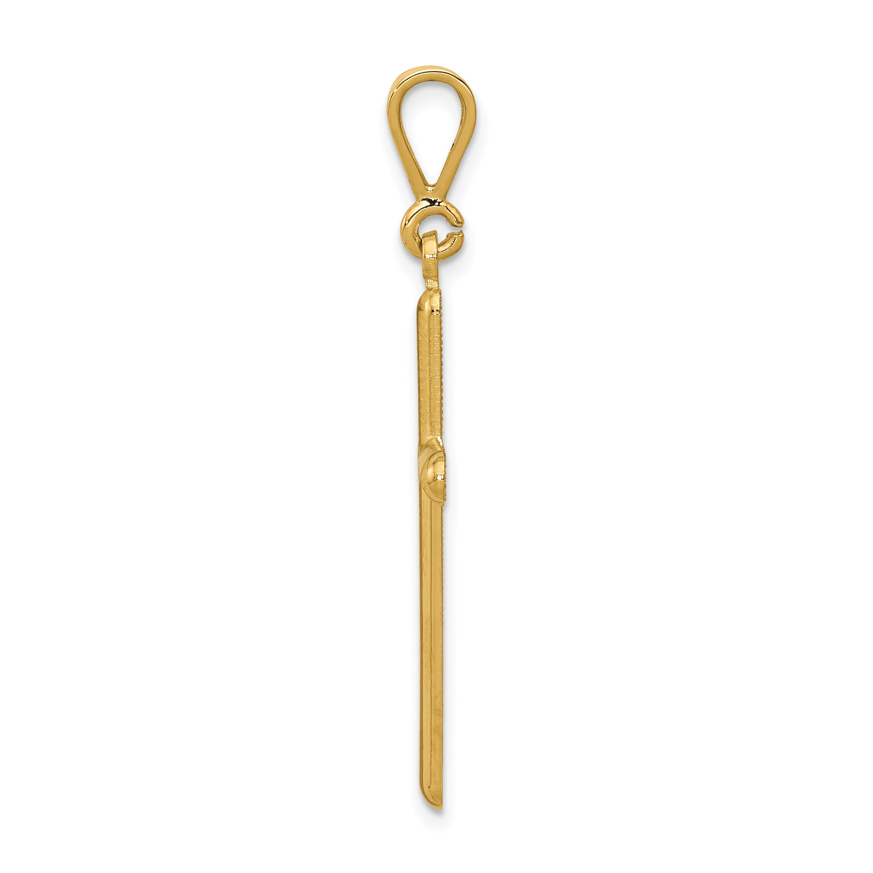 10K Yellow Gold Cross Pendant