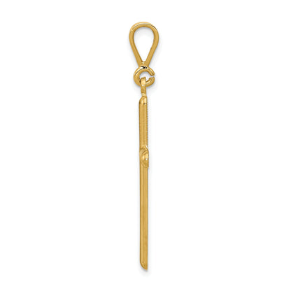 10K Yellow Gold Cross Pendant