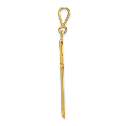 10K Yellow Gold Cross Pendant