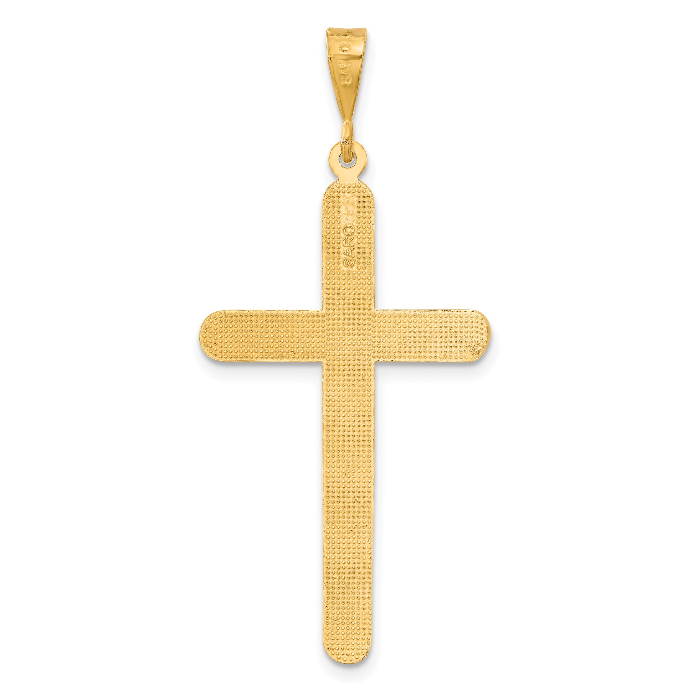 10K Yellow Gold Cross Pendant