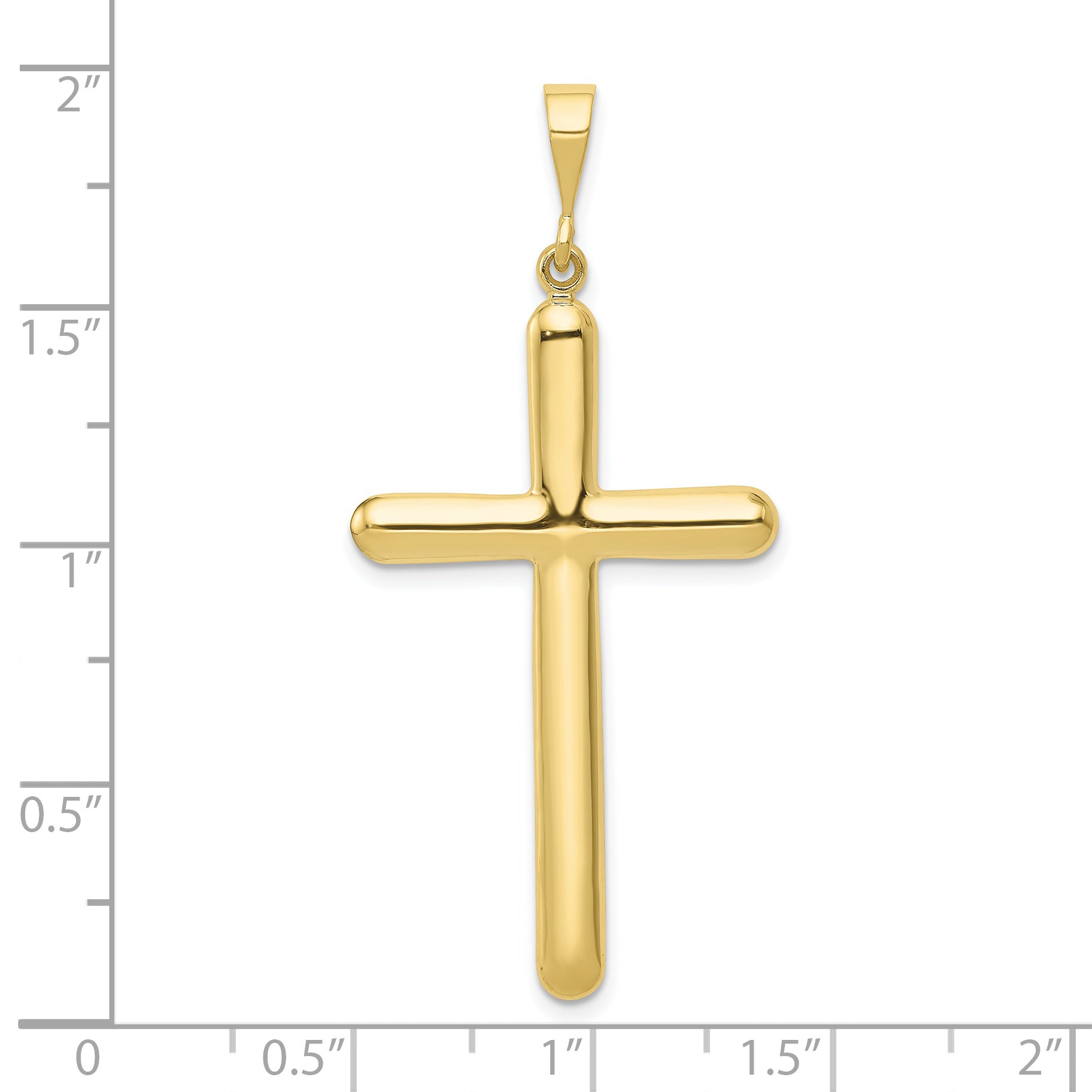 10K Yellow Gold Cross Pendant