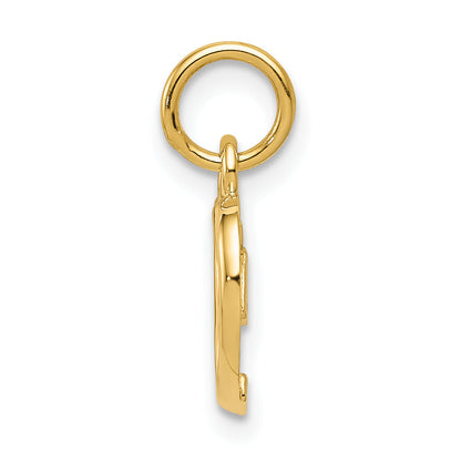 10K Yellow Gold 10K Polished Heart Pendant