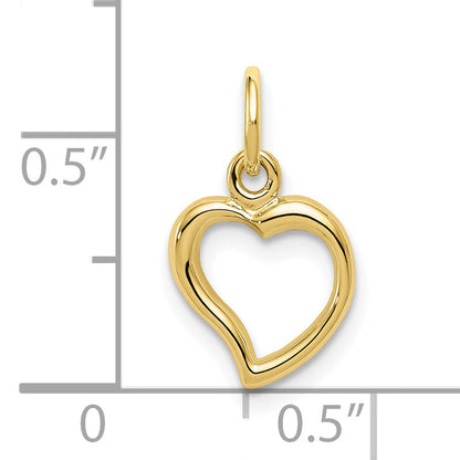 10K Yellow Gold 10K Polished Heart Pendant
