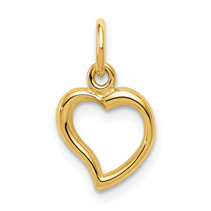 10K Yellow Gold 10K Polished Heart Pendant
