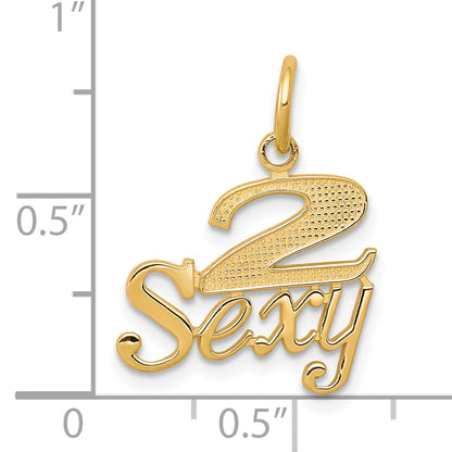 10k Yellow Gold Talking - 2 SEXY Charm