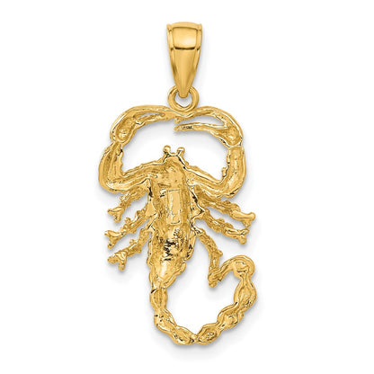 10K Yellow Gold Scorpion Charm