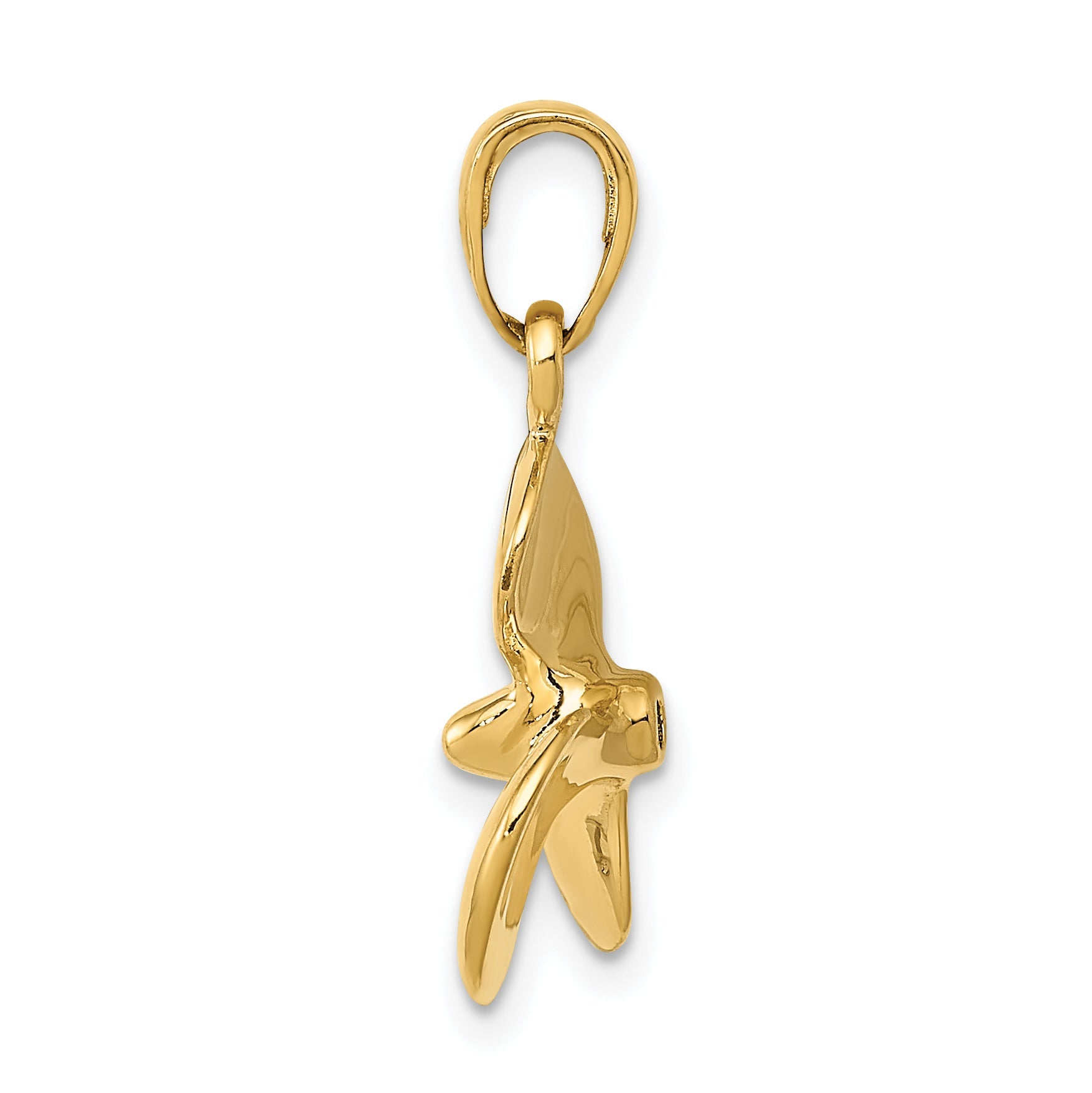 10K Yellow Gold 10K Polished 3-D Propeller Pendant