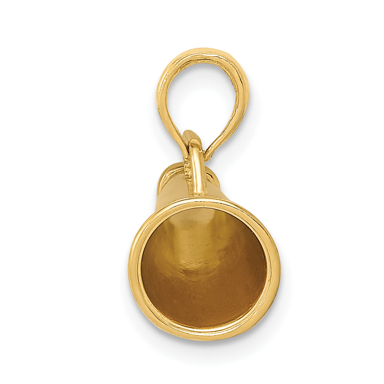 10K Yellow Gold 10K Polished 3-D Small Megaphone Pendant