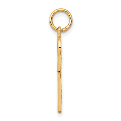 10k Yellow Gold Ankh Cross Charm