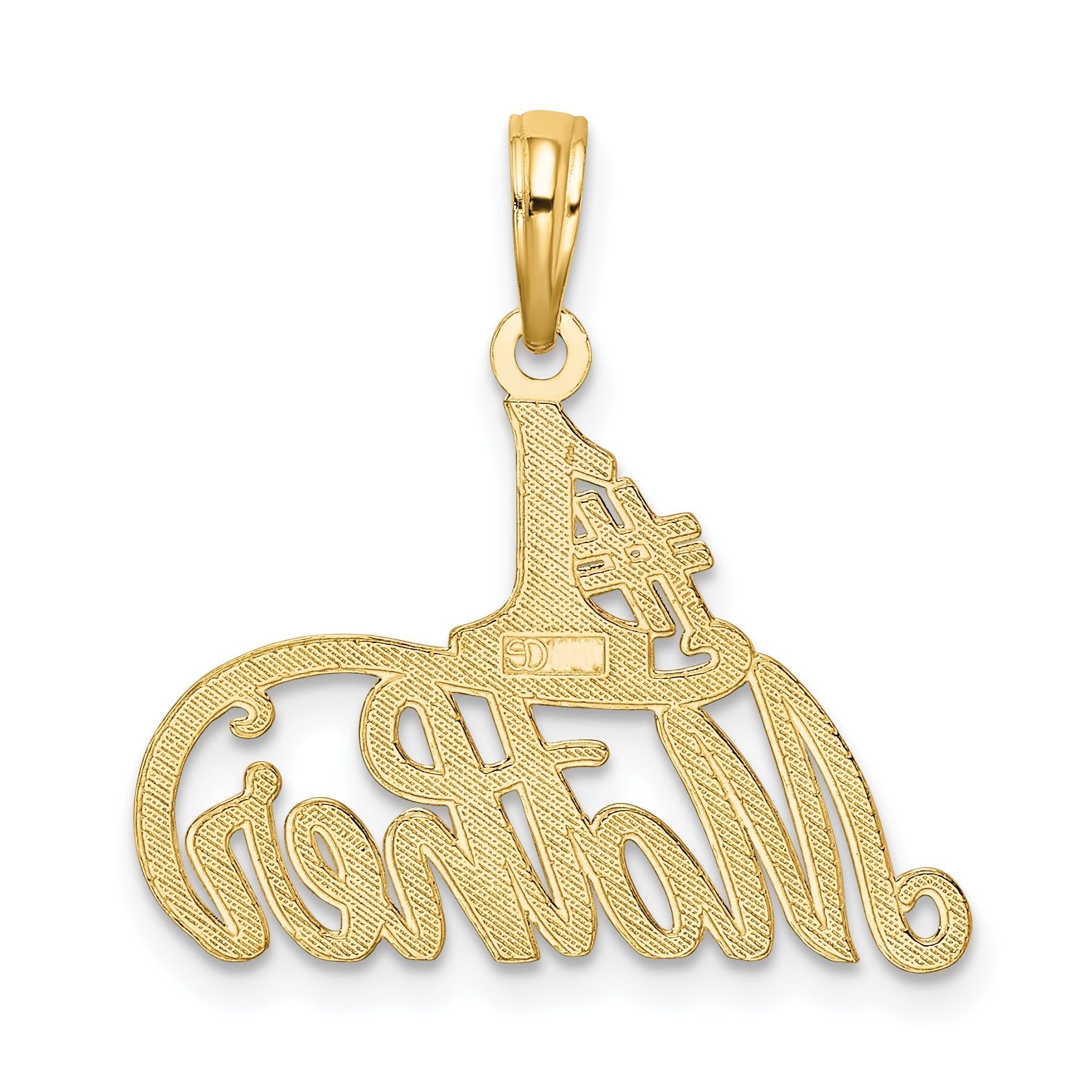 10K Yellow Gold 10K #1 Mother Pendant