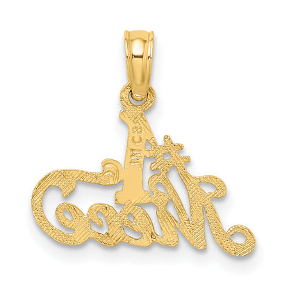 10K Yellow Gold #1 Niece Charm