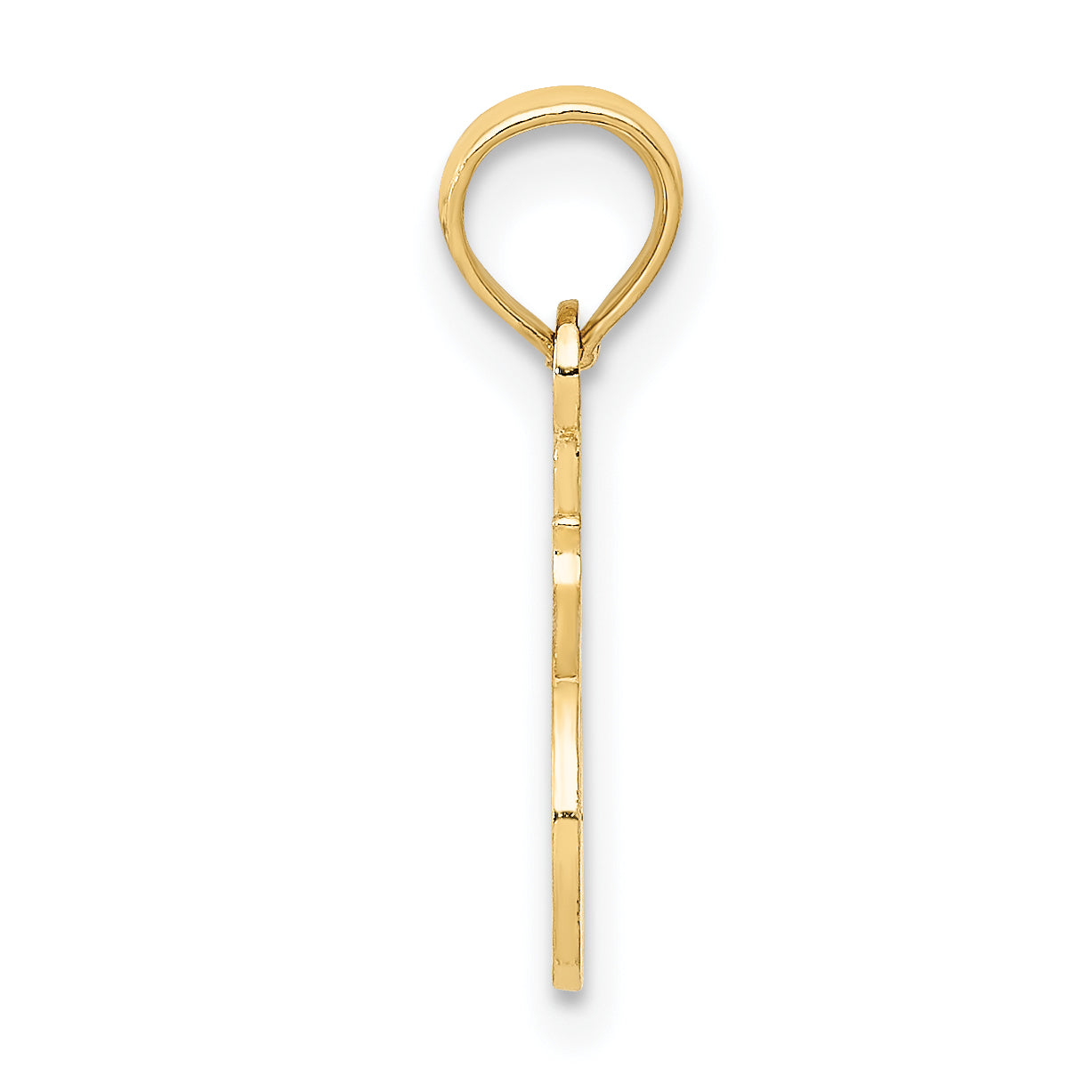 10K Yellow Gold #1 Sister Pendant