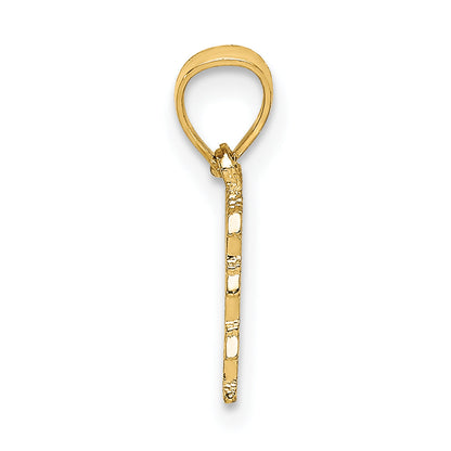 10K Yellow Gold 10K I Want Charm