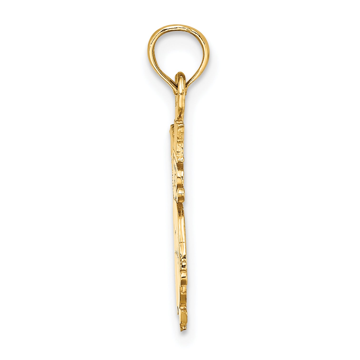 10K Yellow Gold 10K Polished Snowman Pendant