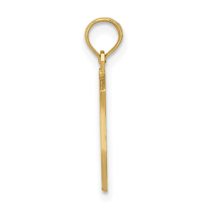 10K Yellow Gold Police Badge Pendant