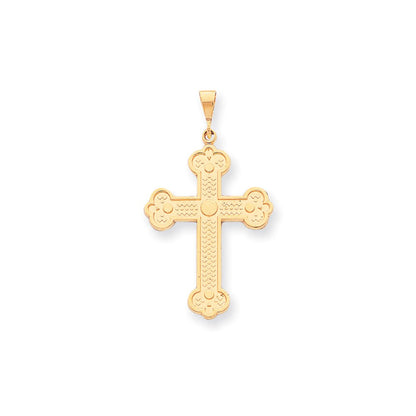 10k Yellow Gold Cross Charm