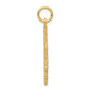 10k Yellow Gold Nugget Cross Charm