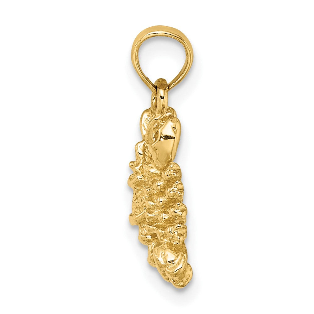 10K Yellow Gold 10K 3-D Scorpio Zodiac Pendant