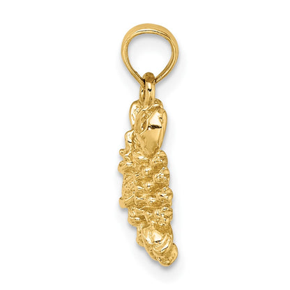 10K Yellow Gold 10K 3-D Scorpio Zodiac Pendant