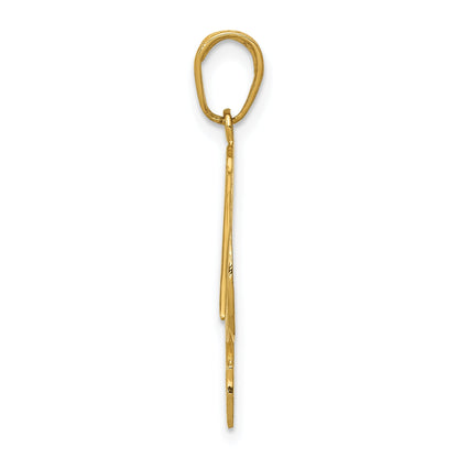 10K Yellow Gold Pelican Pendant