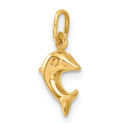 10K Yellow Gold Dolphin Charm