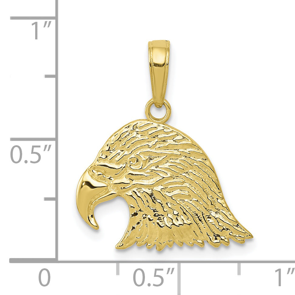 10K Yellow Gold 10K Eagle Head Pendant