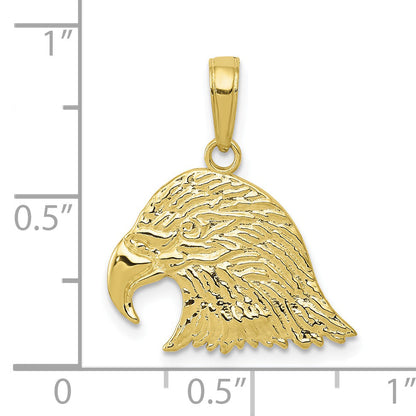10K Yellow Gold 10K Eagle Head Pendant