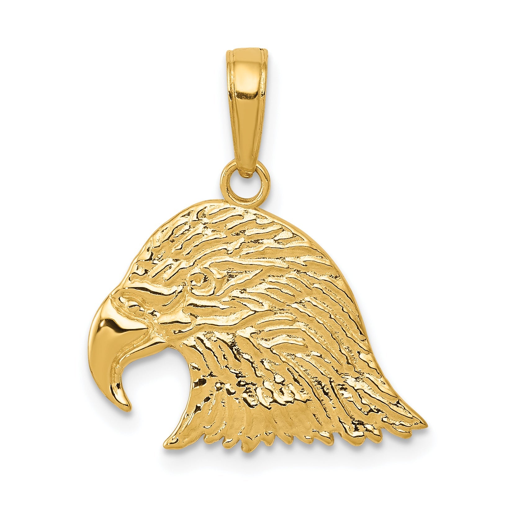 10K Yellow Gold 10K Eagle Head Pendant