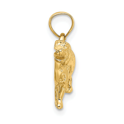 10K Yellow Gold Dalmatian Dog Charm
