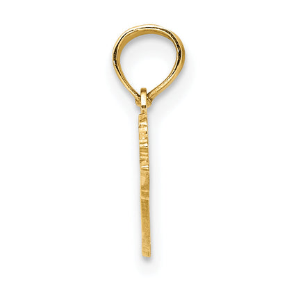 10K Yellow Gold Female Swimmer Charm