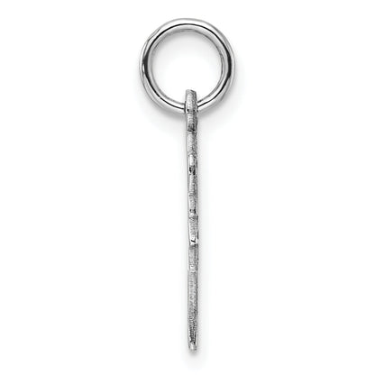 10K White Gold Solid Bust Of Nefertiti Charm