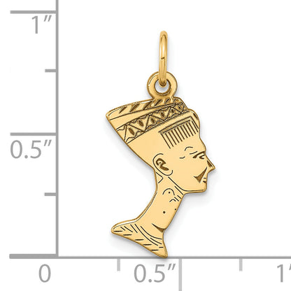 10k Yellow Gold Nefertiti Pendant