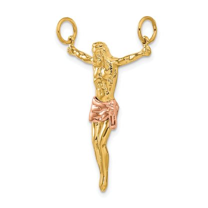 10K Two-Tone Rose Corpus Pendant