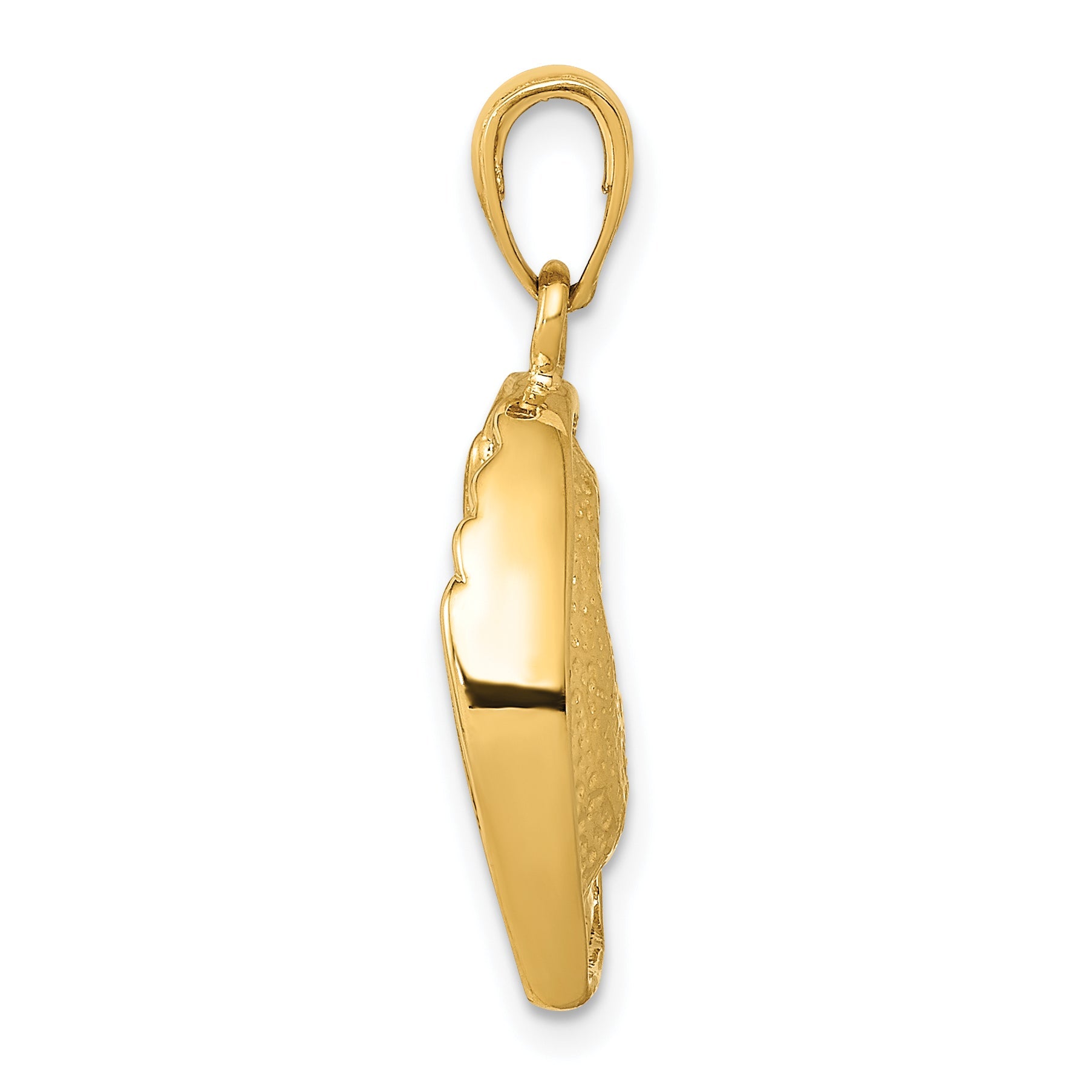 10K Yellow Gold 10K Baseball Glove And Ball Pendant
