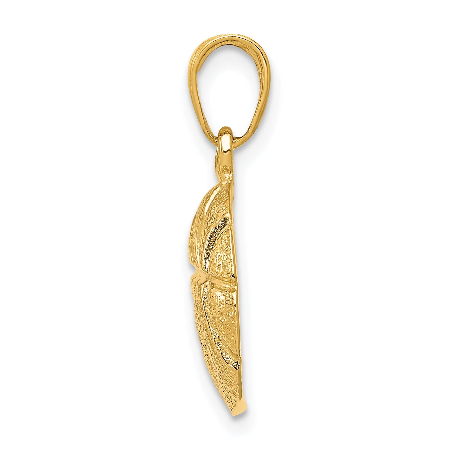 10K Yellow Gold 10K Basketball Pendant