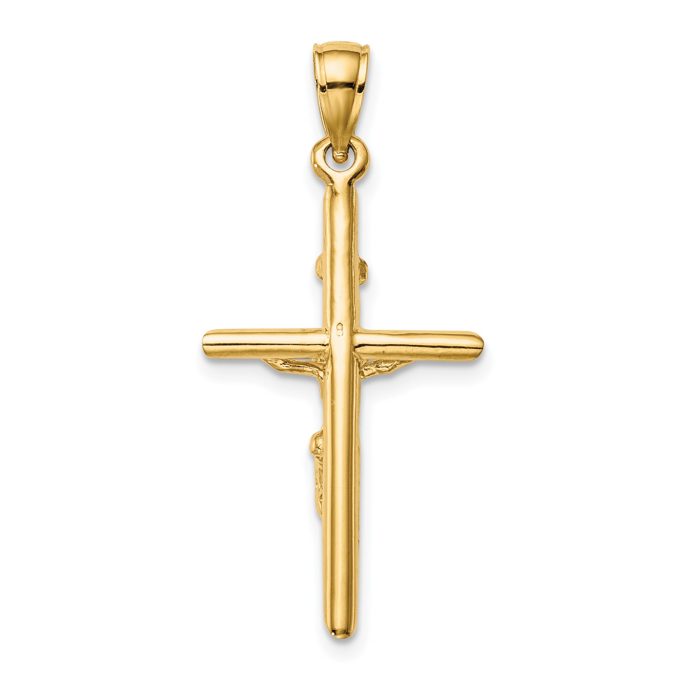 10K Yellow Gold 10K Inri Crucifix Pendant