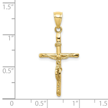 10K Yellow Gold 10K Inri Crucifix Pendant