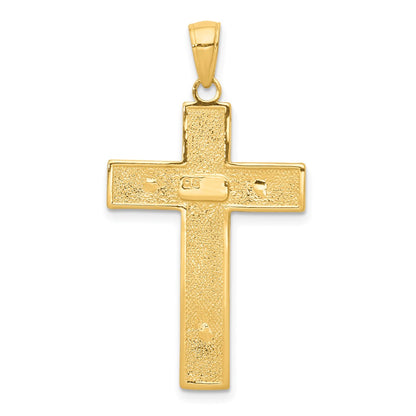 10K Yellow Gold Crucifix Pendant