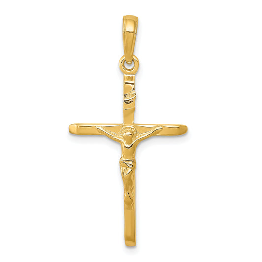 10K Yellow Gold Crucifix Pendant