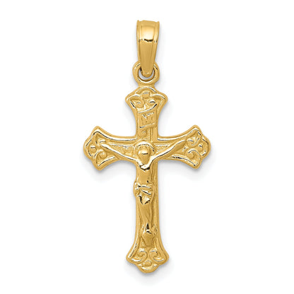 10K Yellow Gold 10K Inri Crucifix Charm