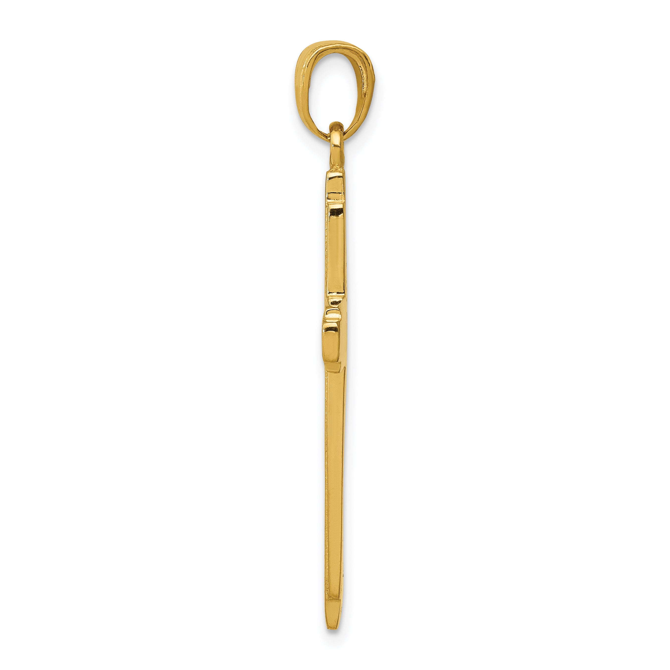 10K Yellow Gold Cross Pendant