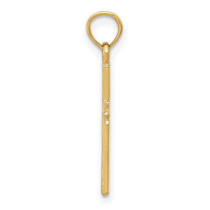 10K Yellow Gold 10K Cross Pendant