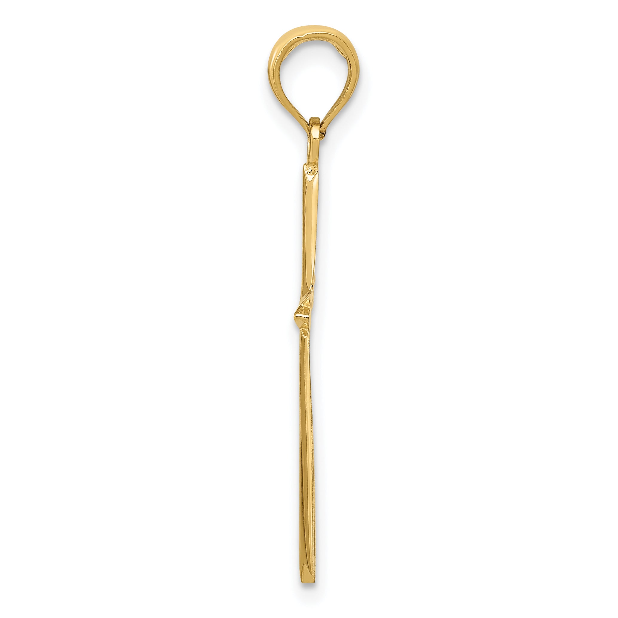 10K Yellow Gold Cross Pendant