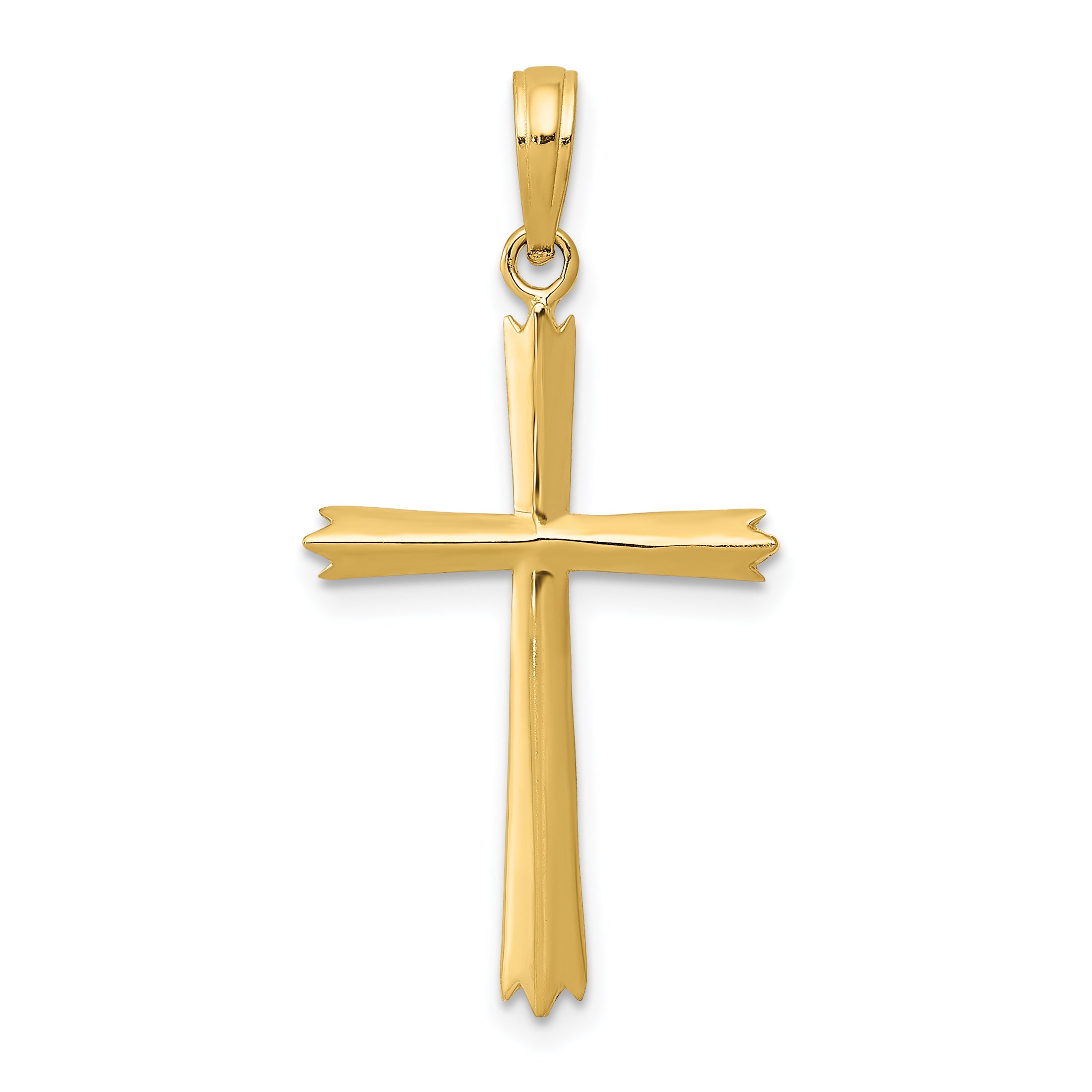 10K Yellow Gold Cross Pendant