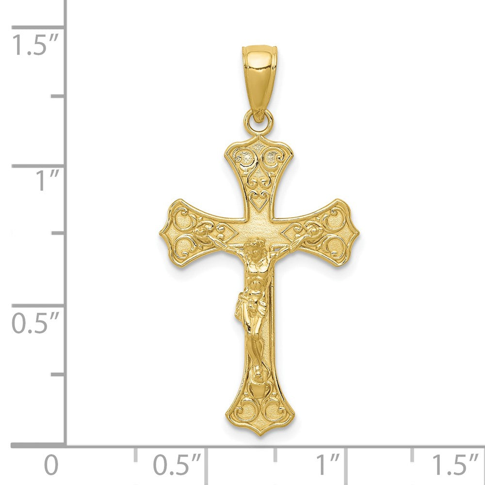 10K Yellow Gold 10K Crucifix Pendant