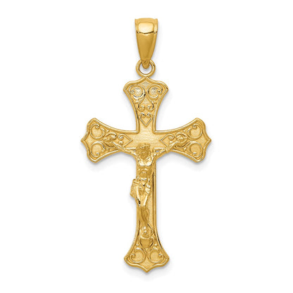 10K Yellow Gold 10K Crucifix Pendant