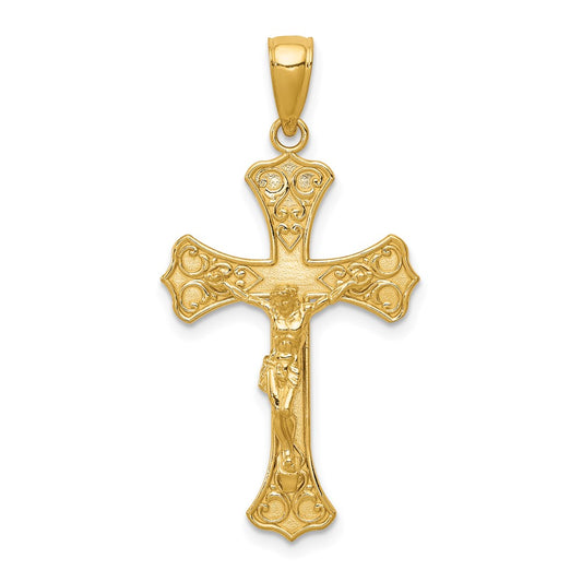 10K Yellow Gold 10K Crucifix Pendant