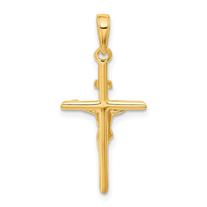 10K Yellow Gold 10K Stick Style Crucifix Pendant